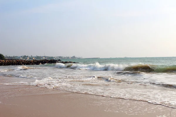 Vista do Oceano Índico do Sri Lanka — Fotografia de Stock