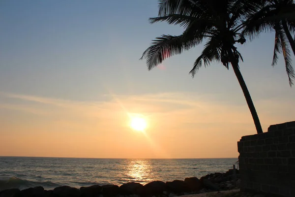 Weergave van Indische Oceaan uit Sri Lanka — Stockfoto