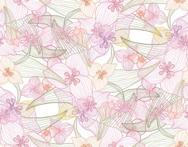 Floral seamless pattern — Stock Vector