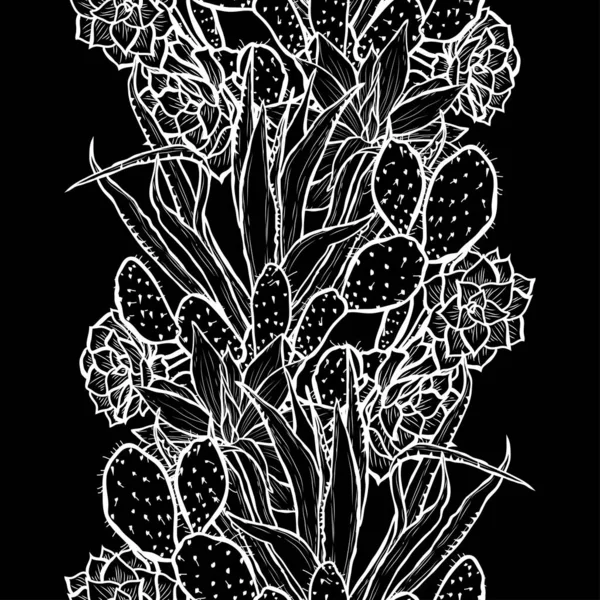 Motif floral sans couture — Image vectorielle