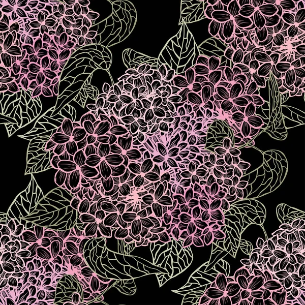 Motif floral sans couture — Image vectorielle