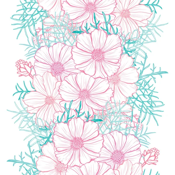 Patrón sin costura floral — Vector de stock