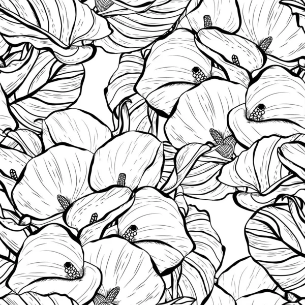 Floral seamless pattern — Stock Vector