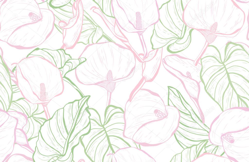 floral seamless pattern