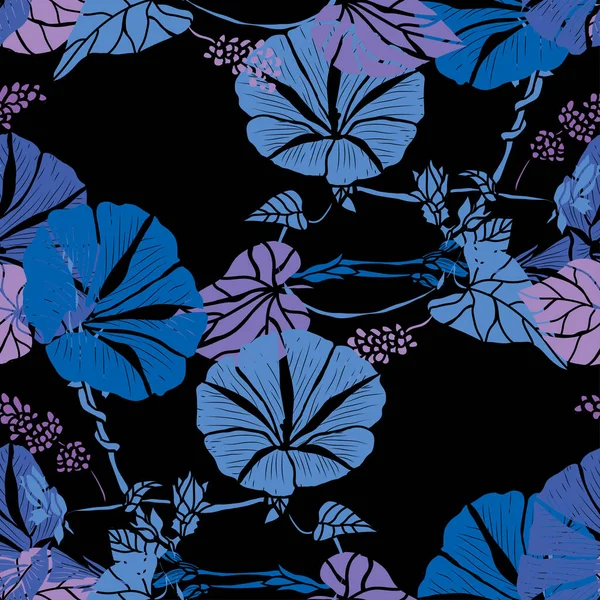 Motif floral sans couture — Image vectorielle