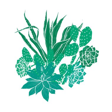 Elle çizilmiş çiçek dekorasyon