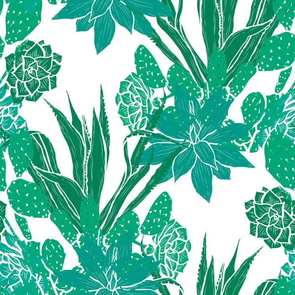 Motif floral sans couture — Image vectorielle