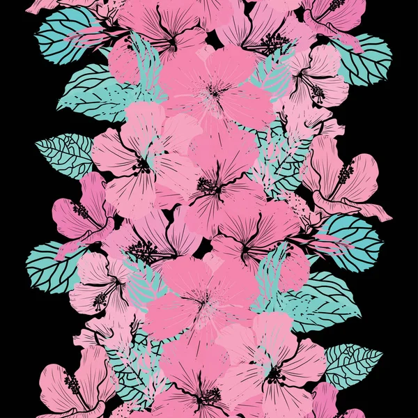 Patrón sin costura floral — Vector de stock