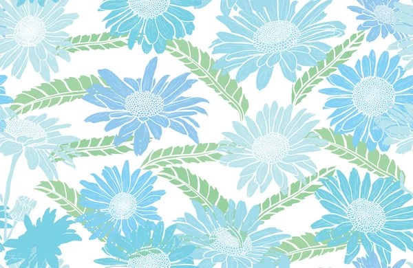 Floral seamless pattern — Stock Vector