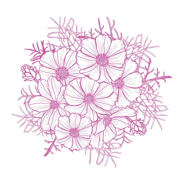 Декоративні Квіти Анемони Елементи Дизайну Може Використовуватися Карт Запрошень Банерів — стоковий вектор