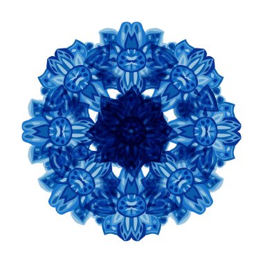 Suluboya mandalaları ve tasarım elementleri olan zarif, pürüzsüz bir desen. Davetiyeler, tebrik kartları, hatıra defteri, baskı, hediye paketi, imalat için mandal deseni