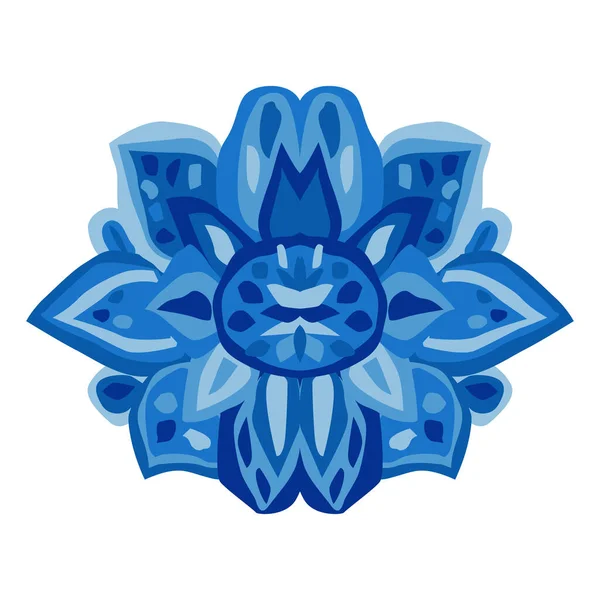 Dekorativ Mandala Akvarell Stil Designelement Kan Användas För Kort Inbjudningar — Stock vektor