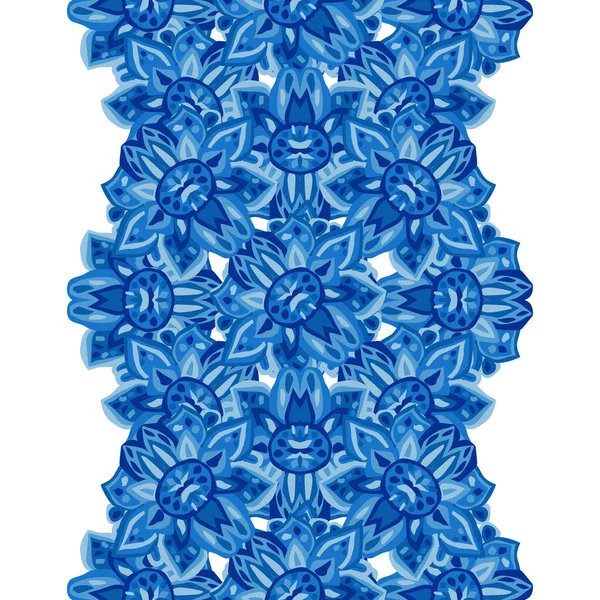 Elegante Naadloze Patroon Met Mandala Aquarelstijl Design Elementen Mandala Patroon — Stockvector