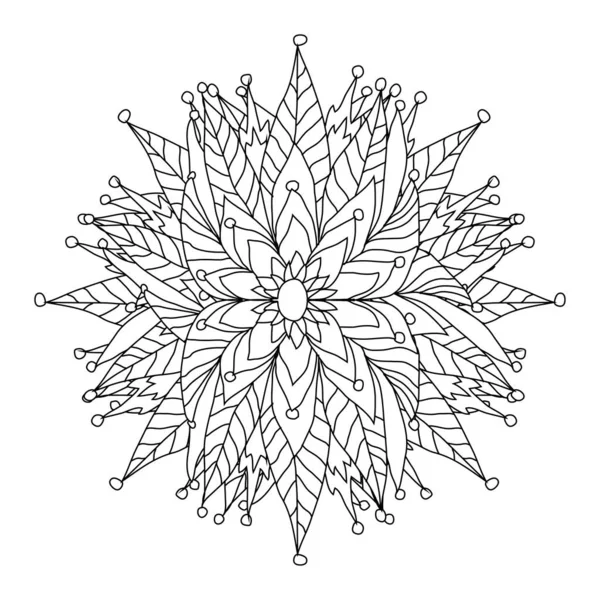 Mandala Décoratif Dessiné Main Élément Design Peut Être Utilisé Pour — Image vectorielle