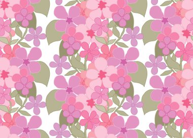 Soyut çiçekleri ve tasarım elementleri olan zarif, pürüzsüz bir desen. Davetiyeler, kartlar, baskı, hediye paketi, imalat, tekstil, kumaş, duvar kağıtları için çiçek deseni