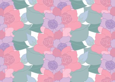 Zarif, pürüzsüz desen, gardenya çiçekleri, tasarım elementleri. Davetiyeler, kartlar, baskı, hediye paketi, imalat, tekstil, kumaş, duvar kağıtları için çiçek deseni