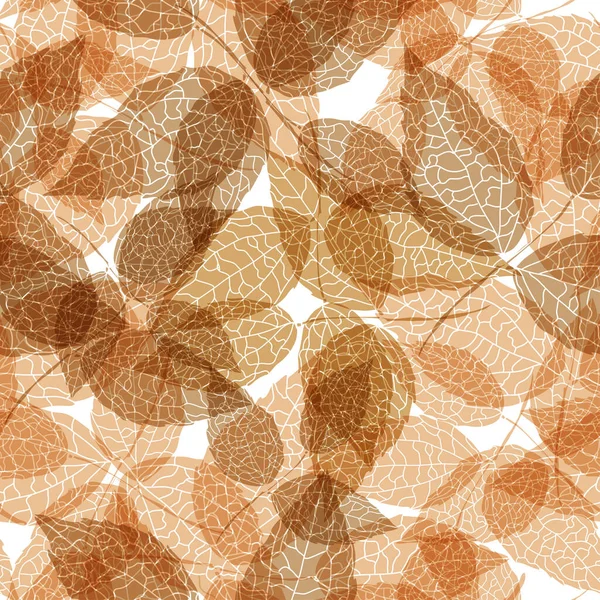 Κομψό Μοτίβο Χωρίς Ραφή Διακοσμητικά Φύλλα Σχεδιαστικά Στοιχεία Floral Μοτίβο — Διανυσματικό Αρχείο