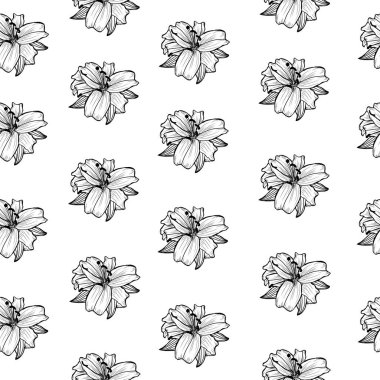 Çiçekli, tasarım elementli zarif, pürüzsüz bir desen. Davetiyeler, kartlar, baskı, hediye paketi, imalat, tekstil, kumaş, duvar kağıtları için çiçek deseni