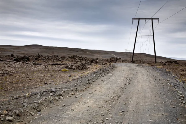 Mountain road in Iceland — Stock Photo, Image