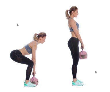 Kettlebell deadlift egzersiz