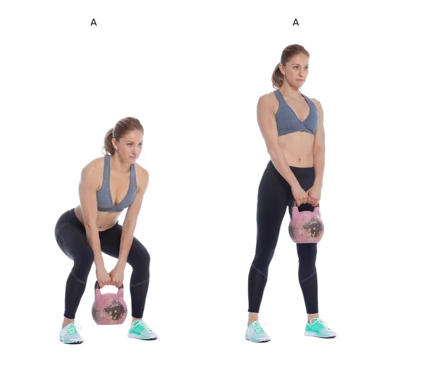 Kettlebell deadlift egzersiz