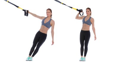 Trx biceps curl - tek kol