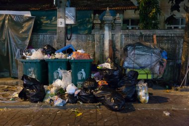 Bangkok şehir sokakları