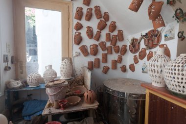 Seramik atölyesi görünümü