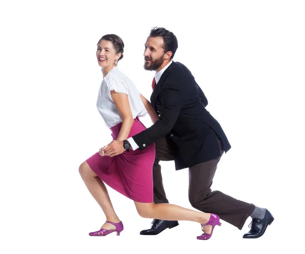 El baile de swing — Foto de Stock