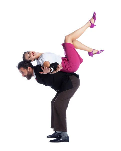 The Swing Dancing — Stock Photo, Image