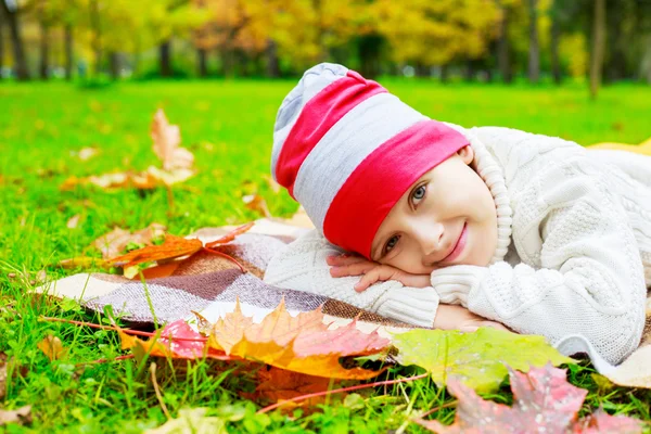 Boy in the park — Stock Photo, Image