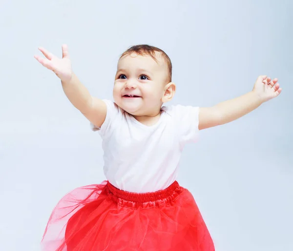 Happy excited baby — Stock Photo, Image