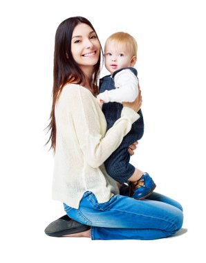 Mutlu anne ve bebek