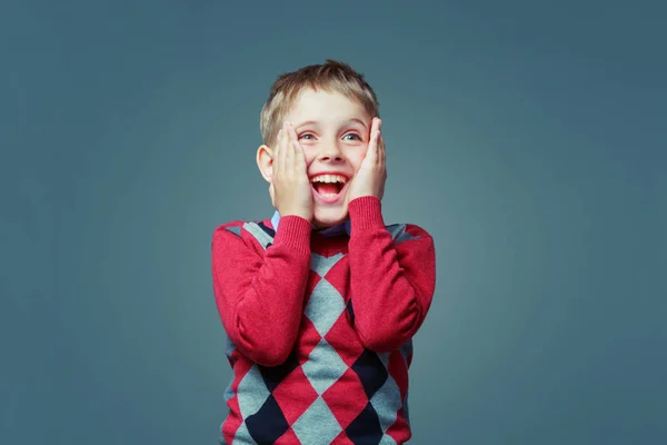 Happy excited child — Stock Photo, Image