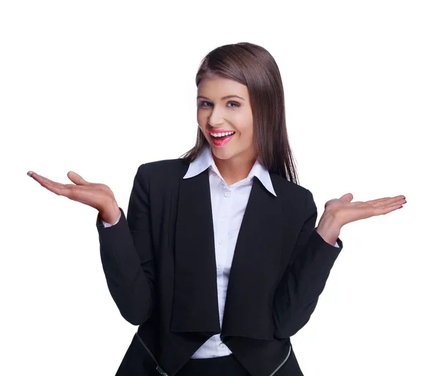 Happy young businesswoman — Stock Photo, Image