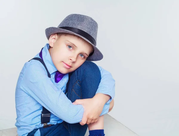 Boy wearing a hat — Stock Photo, Image