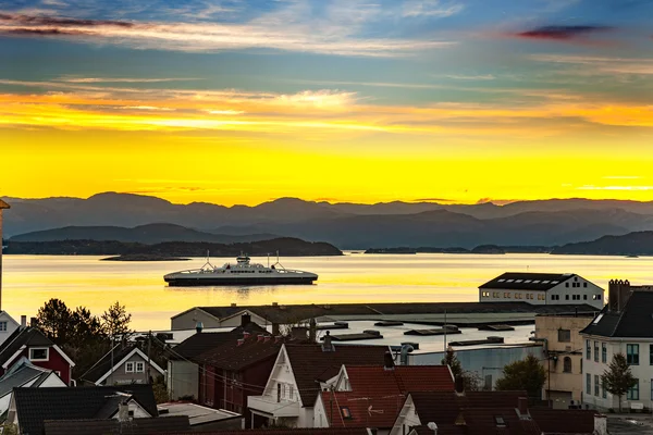 Bela paisagem norueguesa — Fotografia de Stock