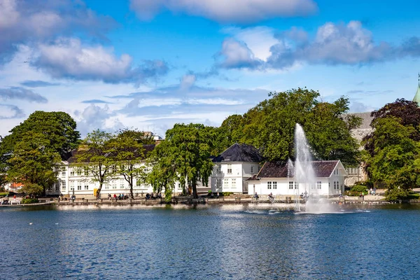 Park miejski w Stavanger — Zdjęcie stockowe