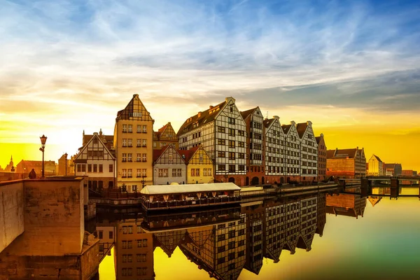 Casco antiguo en Gdansk — Foto de Stock