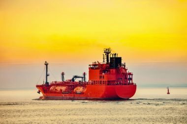LPG tankeri gemi denizde