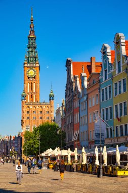 Uzun Lane sokakta Gdansk