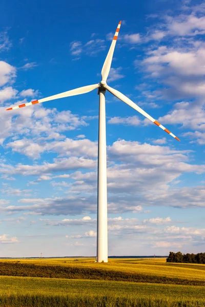 Paisaje de Turbinas eólicas — Foto de Stock