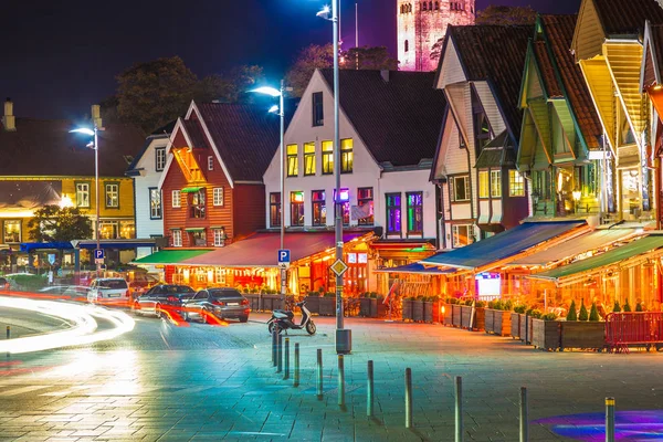 Stavanger at night — Stock Photo, Image