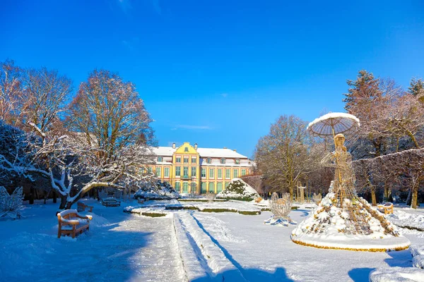 Winter park in Oliwa — Stock Photo, Image