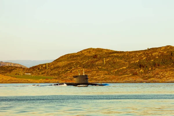 Submarine at the sea — Stock Photo, Image