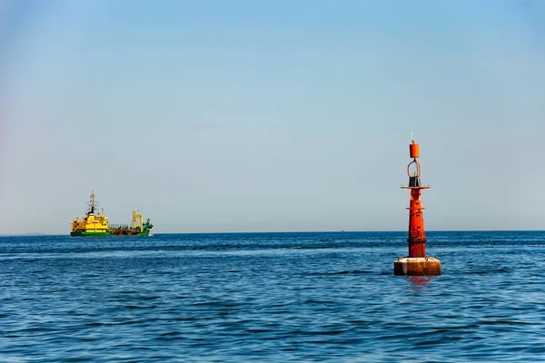 Buoy on sea — Stock Photo, Image
