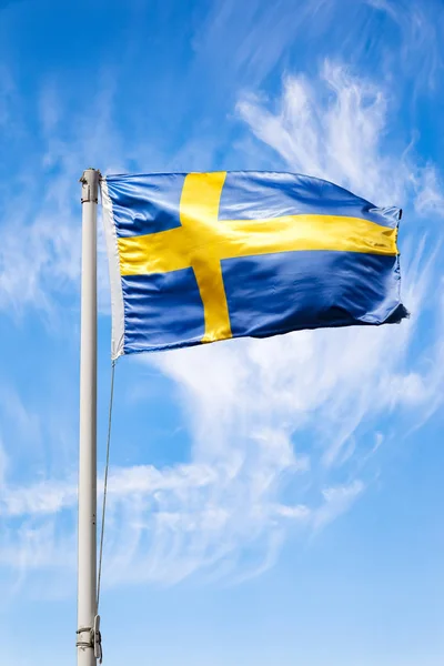 Flagge Schwedens — Stockfoto