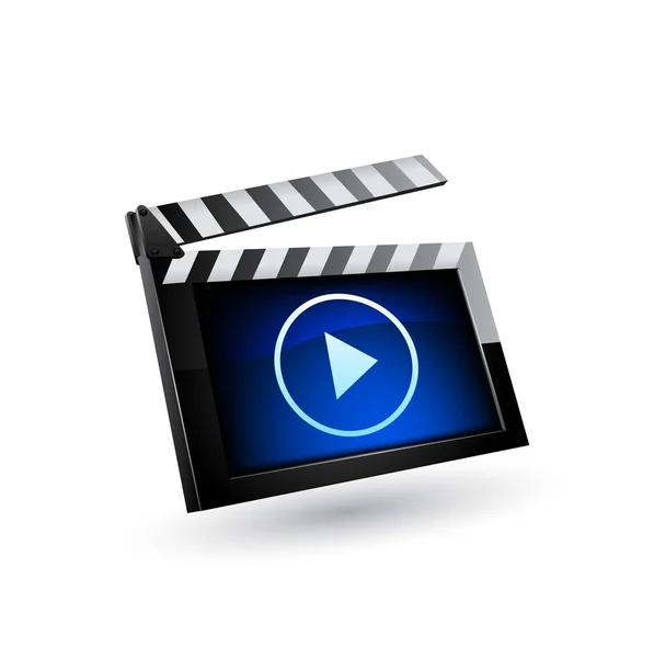 Ícone de media player . — Vetor de Stock