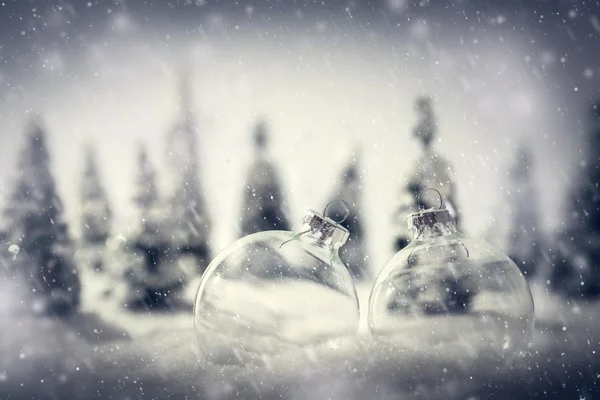 Noel cam topları — Stok fotoğraf