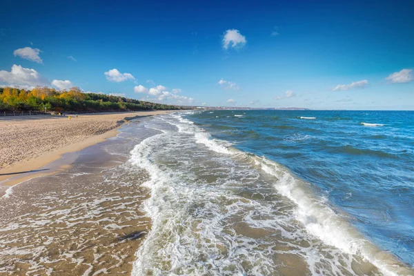 Mar Baltico e costa del Golfo di Danzica — Foto Stock